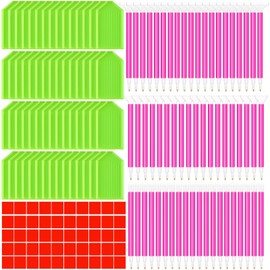 Affrolling 180 Pcs 5d Diamond Art Painting Tools and Accessories Kits Include Drill Pens with 3 Drill Sizes, Plastic Diamond Trays, Glue Clay, Rhinestone Art Painting DIY Accessories(Red,Green)