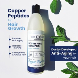 Copper Chemist Hair Growth Shampoo For Men & Women - Copper Peptides For Hair Loss & Thinning - Dr. Developed, Natural, Sulfate Free, Color Safe Regrowth Scalp Treatment - Beauty & Personal Care