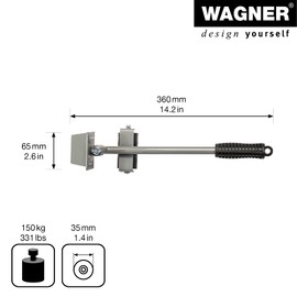 Wagner MM 3120 Transport Aid I Furniture Lifter I Moving Aid I Ideal for Lifting and Moving Goods I Load Capacity 150 kg I Extremely Load Capacity I Made of High-Quality Steel - 20312001