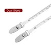 sourcing map Round Retractable Measuring Tape 150cm/60-inch Soft Leather Case