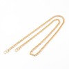 Gold Purse Chain Strap, 43.3 Inch Replacement Bag Chain Strap,