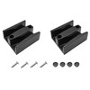 2pcs Shower Door Guides, Glass Door Limit Slide with Stainless