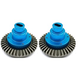 2pcs Harden Steel 38T Main Gear for Redcat Everest 10 Super Gear Transmission Redcat Everest Gen7 Pro/Sport,Redcat Shockwave,Danchee Ridgerock Upgrades Parts Blue