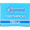 Diamond, Toothpicks Flat, 750 Count