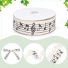 NBEADS 10m Musical Notes Ribbons, 2.5cm Musical Notes Craft Ribbon