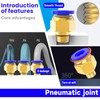 EterMutable 30Packs 6MM OD Tube x M6 Thread Blue Straight