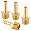 KOOTANS 4pcs 5/16" Hose Barb to 3/8 NPT Male Brass