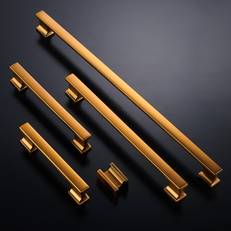 GOFFIDECO 10 Pack 6 Inch Length|5 Inch(128mm) Hole Center Champagne