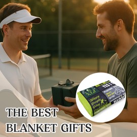 Pickleball Gifts for Women Men Funny, Gifts for Pickleball Lovers, Pickle Ball Gift Ideas for Birthday Christmas Fathers Day Mothers Day, Pickle Ball Accessories, Sport Present Fleece Blanket 60"×50"
