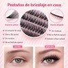 640 Kit Extension De Pestañas Maquillaje Completo Diy 9-16mm