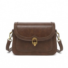 LOXOMU Cross body Bag for Women, Soft PU Leather Handbags Waterproof Anti-theft Phone Bag Small Shoulder Bags with Adjustable Strap for Travel Shopping Daily Use (Brown)