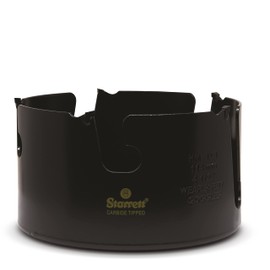 Starrett Tungsten Carbide Tipped Holesaw - MPH0412 Multi Purpose Cut TCT Hole Saw Cutter - For Wood MDF Plastics Ceramic Wall Tiles - 114 mm,Black,Yellow