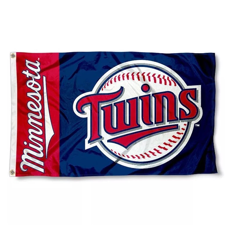 Unbranded MINNESOTA TWINS 3'X5' FLAG/BANNER **100% FULL COLOR ON BOTH