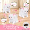 JIAJEGTGT Cat Plush,Walking Cat Plush Toys, Electronic Interactive Stuffed with