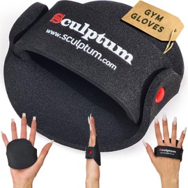 Fitness Gloves for Calluses - Grip & Protection for Crossfit and Weightlifting - Breathable, Comfort (M)