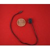 7" 100 Pcs Black Hang Tag Nylon String Snap Lock