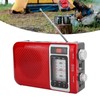 Multifunction Radio with LED Light Speaker Support Memory Card MMC