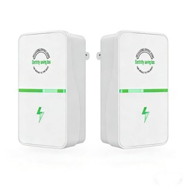 Electricity Saving Box Energy Saving Device Smart Save Plug Power Saver Voltage Optimization Surge Protection Thermoregulation Outlet Home Office Compact Plug and Play Energy Efficiency