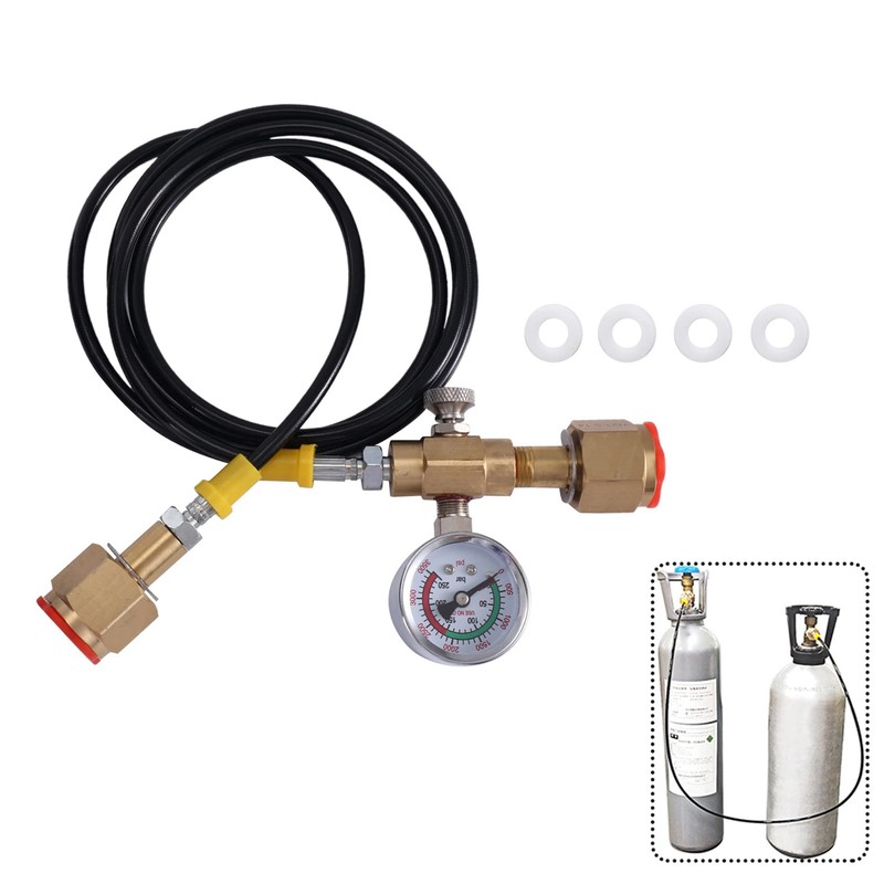 Benefischl Argon CO2 Filling Station Charging Adapter Charging Valve Connection