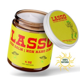 LASSO Sun Balm – Organic Tallow, Zinc, Beeswax & Vitamin E – Mineral-Based Face & Body Moisturizer with Natural Sun Protection – 2oz