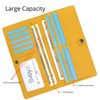 Bveyzi Ultra Slim Thin Leather RFID Blocking Credit Card Holder