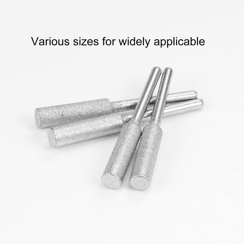 sourcing map 5pcs Diamond Chainsaw Sharpener Bits 7/32" 5.5mm Cylinder