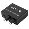 Stereo Mixer Audio Distributor 2 Input 2 Output 3.5mm Jack