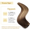 Mocona Clip in Hair Extensions Real Human Hair, 20 Inch