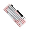 Mechanical Keyboard 87 Keys Blue Switch Ergonomic Multicolor Backlight Design