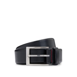 HUGO Men's Gellot_sz35 Belt, Black (Black 001), 44 (Manufacturer size: 100)