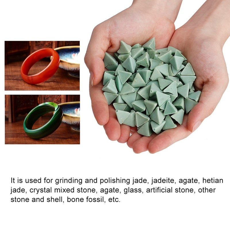 Joyzan Tumbling Media, Jewelry Polishing Buffing Abrasive Material Small Rock