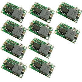Hailege Mini 360 DC to DC Step-Down Module 4.75V-23V to 1V-17V Pack of 10