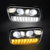 LED&DRL Fog Lights Compatible with 2009-2012 Dodge Ram 1500 2010-2018