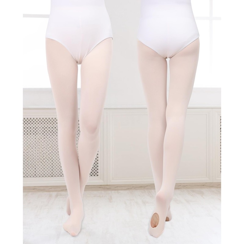 MYSSUCI 2 Pairs Ballet Tights 90 Denier Dance Tights for