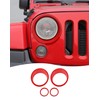 Hoolcar Headlight Bezels Headlight Cover Trim & Front Turn Signal