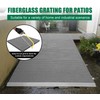 Natotela 24x24x1.5in Fiberglass Molded Grating Micro-Mesh High Strength
