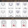 100Pcs Universal Oscillating Tool Oscillating Saw Blades,Oscillating Multitool Blades,Multi Tool
