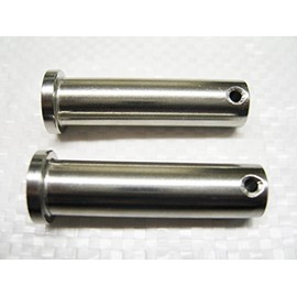Clevis Pins Stainless Steel 11MM x 30MM Flat Headed with Single Hole x2