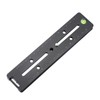 180mm Quick Release Plate with Double Arca Dovetails, Precision Rail