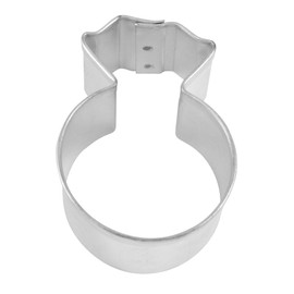 R & M Diamond Ring Cookie Cutter, Mini, Silver
