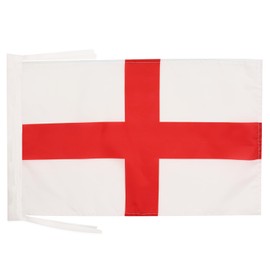 AZ FLAG England Flag 18'' x 12'' cords - English SMALL flags 30 x 45cm - Banner 18x12 in