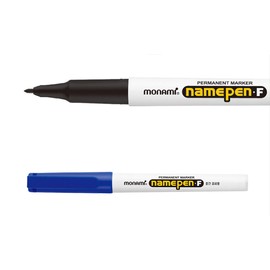 monami Name pen F for medium writing 1.0 12 pens Monami black / 네임펜F 중간글씨용 1.0 12자루 모나미 흑색