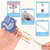 Snycler Funny and Cute Badge Reel with Clip Closure for