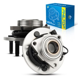 PHILTOP 515126 x2 Front Wheel Hub Assembly Compatible with 2009-2010 Dodge Ram 1500, 2011 Ram 1500 W/ABS 5 Lugs