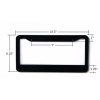 OwnTheAvenue TM Support Dispatcher Police License Plate Frame Thin Gold