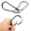 Benvo Carabiner Clips 2 Pack Spring-Snap M8 Hook Quick Link