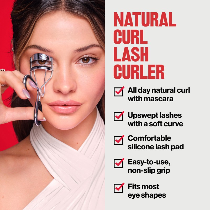 Revlon Natural Curl Lash Curler, Gives a Natural Eyelash Lift,