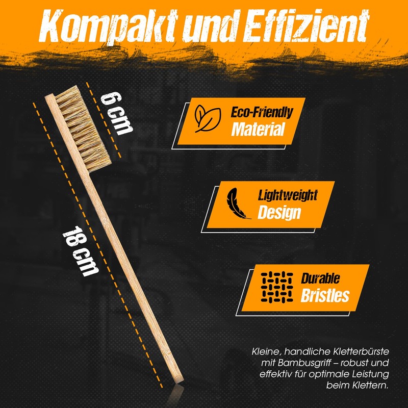 303 Climbing Brush - Sustainable Bamboo Climbing Brush for Chalk