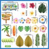 Decoración hawaiana para tartas