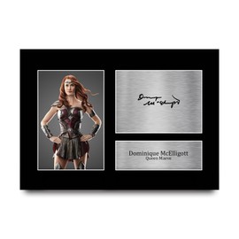 HWC Trading A4 Dominique McElligott The Boys Queen Maeve Gifts Printed Signed Autograph Picture for TV Show Fans - A4